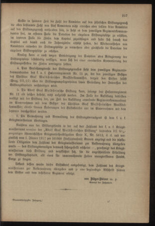 Verordnungsblatt für das Kaiserlich-Königliche Heer 19170817 Seite: 9