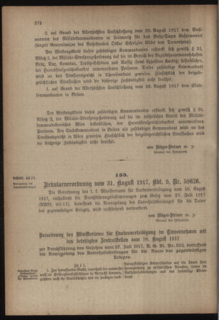 Verordnungsblatt für das Kaiserlich-Königliche Heer 19170908 Seite: 2