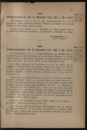 Verordnungsblatt für das Kaiserlich-Königliche Heer 19171124 Seite: 3