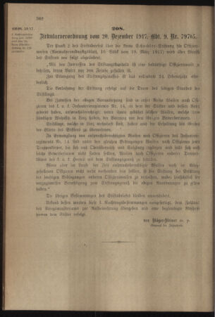 Verordnungsblatt für das Kaiserlich-Königliche Heer 19171230 Seite: 6