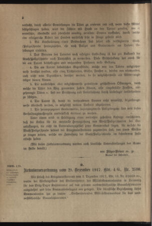 Verordnungsblatt für das Kaiserlich-Königliche Heer 19180105 Seite: 2