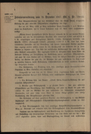 Verordnungsblatt für das Kaiserlich-Königliche Heer 19180105 Seite: 4