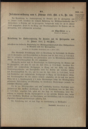 Verordnungsblatt für das Kaiserlich-Königliche Heer 19180216 Seite: 3