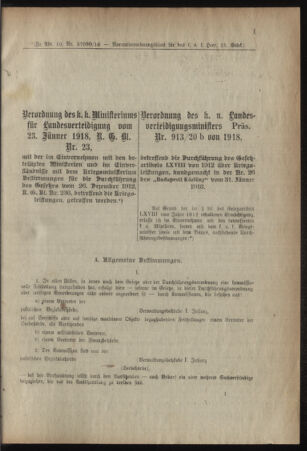 Verordnungsblatt für das Kaiserlich-Königliche Heer 19180406 Seite: 3