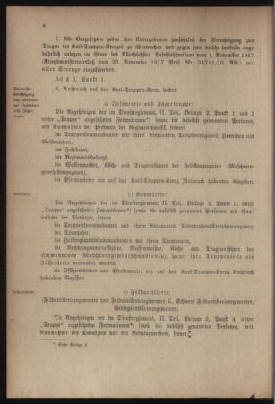 Verordnungsblatt für das Kaiserlich-Königliche Heer 19180706 Seite: 12