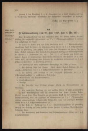 Verordnungsblatt für das Kaiserlich-Königliche Heer 19180706 Seite: 2