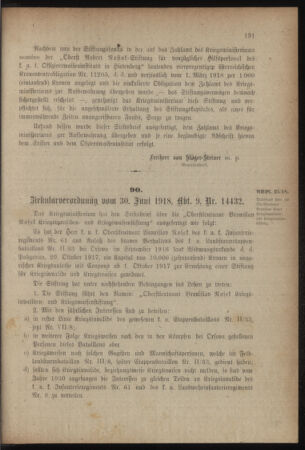 Verordnungsblatt für das Kaiserlich-Königliche Heer 19180706 Seite: 3