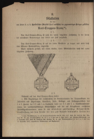 Verordnungsblatt für das Kaiserlich-Königliche Heer 19180706 Seite: 8