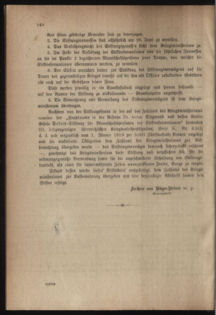 Verordnungsblatt für das Kaiserlich-Königliche Heer 19180720 Seite: 4