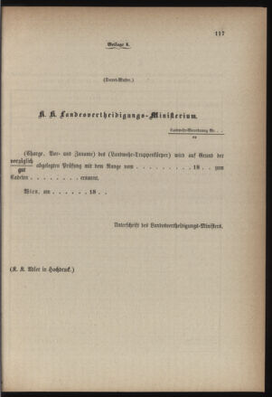 Verordnungsblatt für die Kaiserlich-Königliche Landwehr 18700810 Seite: 11