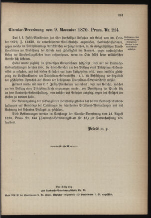 Verordnungsblatt für die Kaiserlich-Königliche Landwehr 18701109 Seite: 11