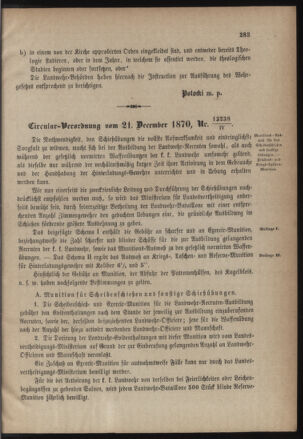 Verordnungsblatt für die Kaiserlich-Königliche Landwehr 18701230 Seite: 3