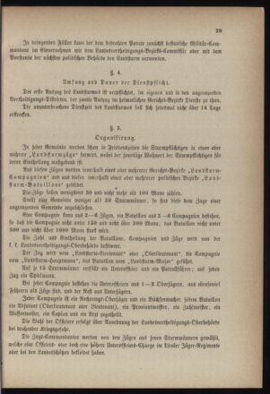 Verordnungsblatt für die Kaiserlich-Königliche Landwehr 18710206 Seite: 19