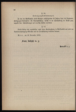 Verordnungsblatt für die Kaiserlich-Königliche Landwehr 18710206 Seite: 22