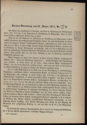 Verordnungsblatt für die Kaiserlich-Königliche Landwehr 18710207 Seite: 5