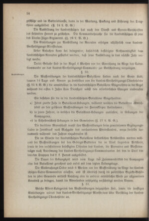 Verordnungsblatt für die Kaiserlich-Königliche Landwehr 18710219 Seite: 20