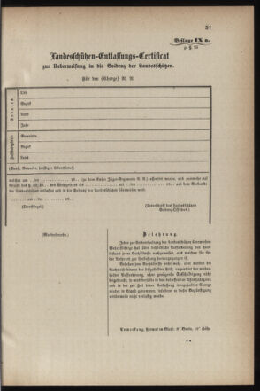 Verordnungsblatt für die Kaiserlich-Königliche Landwehr 18710219 Seite: 57