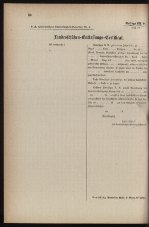 Verordnungsblatt für die Kaiserlich-Königliche Landwehr 18710219 Seite: 58