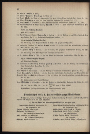 Verordnungsblatt für die Kaiserlich-Königliche Landwehr 18710317 Seite: 2