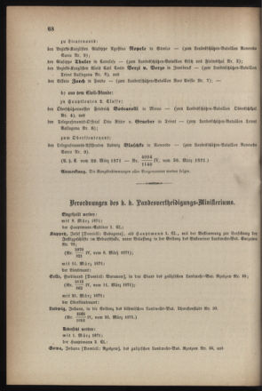 Verordnungsblatt für die Kaiserlich-Königliche Landwehr 18710404 Seite: 2