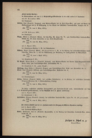 Verordnungsblatt für die Kaiserlich-Königliche Landwehr 18710404 Seite: 4