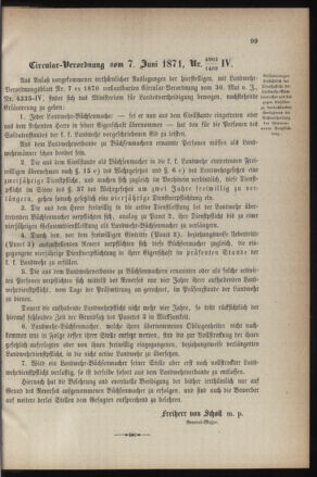 Verordnungsblatt für die Kaiserlich-Königliche Landwehr 18710622 Seite: 3