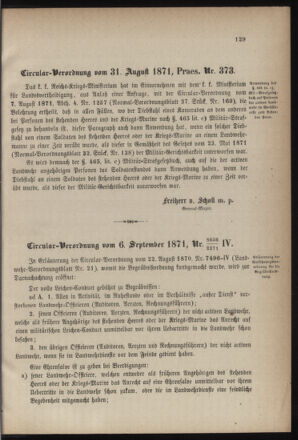 Verordnungsblatt für die Kaiserlich-Königliche Landwehr 18710909 Seite: 3