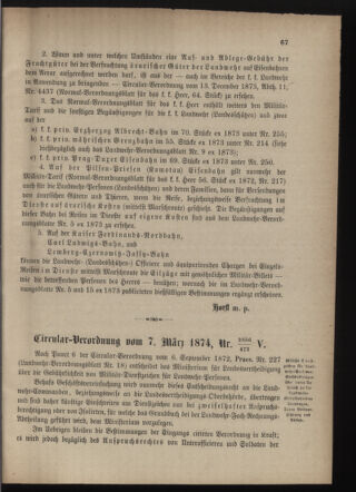 Verordnungsblatt für die Kaiserlich-Königliche Landwehr 18740322 Seite: 5