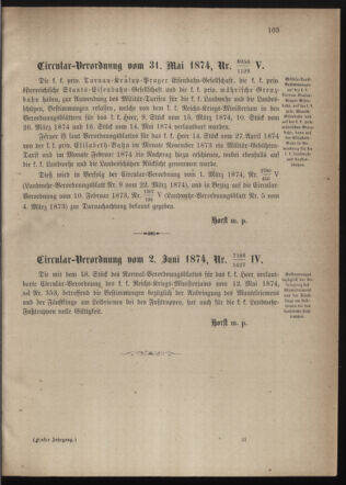 Verordnungsblatt für die Kaiserlich-Königliche Landwehr 18740611 Seite: 5