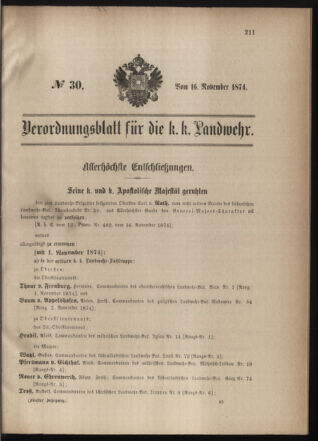 Verordnungsblatt für die Kaiserlich-Königliche Landwehr 18741116 Seite: 5