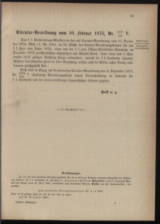 Verordnungsblatt für die Kaiserlich-Königliche Landwehr 18750304 Seite: 5