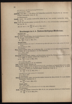 Verordnungsblatt für die Kaiserlich-Königliche Landwehr 18750316 Seite: 2