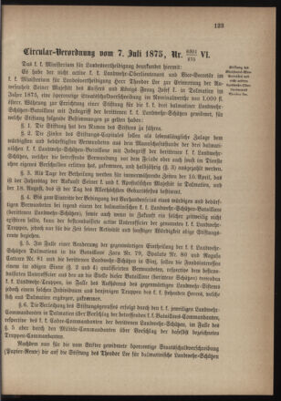 Verordnungsblatt für die Kaiserlich-Königliche Landwehr 18751015 Seite: 5