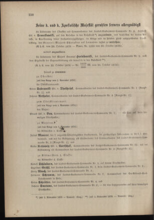 Verordnungsblatt für die Kaiserlich-Königliche Landwehr 18761101 Seite: 14