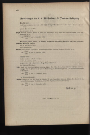 Verordnungsblatt für die Kaiserlich-Königliche Landwehr 18761118 Seite: 2