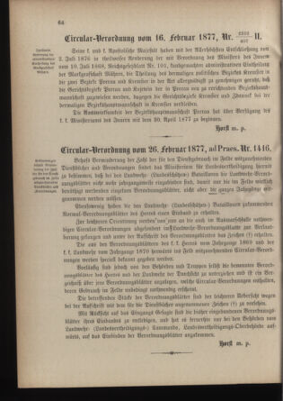 Verordnungsblatt für die Kaiserlich-Königliche Landwehr 18770303 Seite: 4