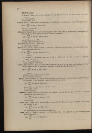 Verordnungsblatt für die Kaiserlich-Königliche Landwehr 18770322 Seite: 6