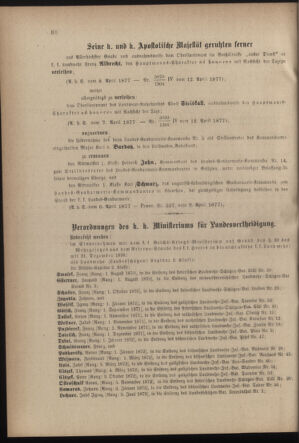 Verordnungsblatt für die Kaiserlich-Königliche Landwehr 18770420 Seite: 2