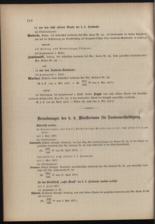 Verordnungsblatt für die Kaiserlich-Königliche Landwehr 18770517 Seite: 2