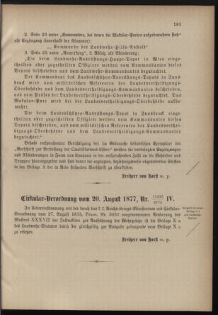 Verordnungsblatt für die Kaiserlich-Königliche Landwehr 18770828 Seite: 13