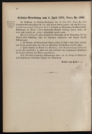 Verordnungsblatt für die Kaiserlich-Königliche Landwehr 18780411 Seite: 8