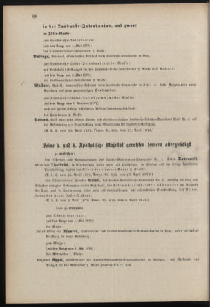 Verordnungsblatt für die Kaiserlich-Königliche Landwehr 18780428 Seite: 8