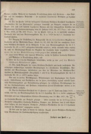 Verordnungsblatt für die Kaiserlich-Königliche Landwehr 18780518 Seite: 15