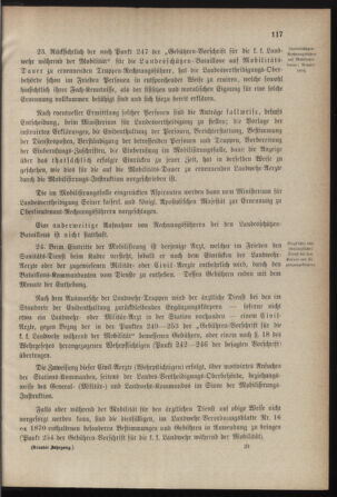 Verordnungsblatt für die Kaiserlich-Königliche Landwehr 18780518 Seite: 9