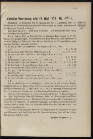 Verordnungsblatt für die Kaiserlich-Königliche Landwehr 18780604 Seite: 3