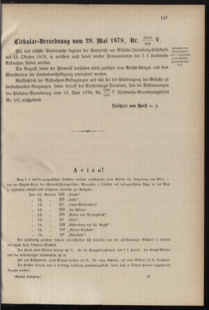 Verordnungsblatt für die Kaiserlich-Königliche Landwehr 18780604 Seite: 5