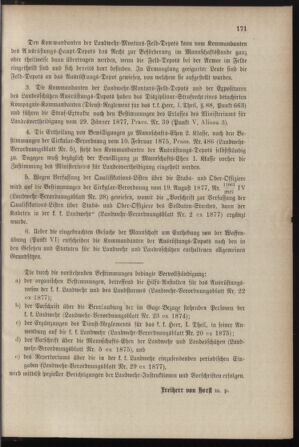 Verordnungsblatt für die Kaiserlich-Königliche Landwehr 18780720 Seite: 7