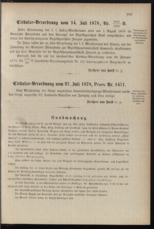 Verordnungsblatt für die Kaiserlich-Königliche Landwehr 18780809 Seite: 3