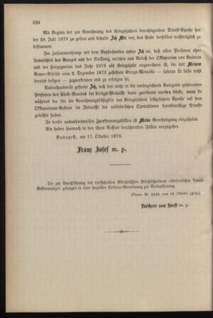 Verordnungsblatt für die Kaiserlich-Königliche Landwehr 18781020 Seite: 6