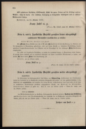 Verordnungsblatt für die Kaiserlich-Königliche Landwehr 18781022 Seite: 2